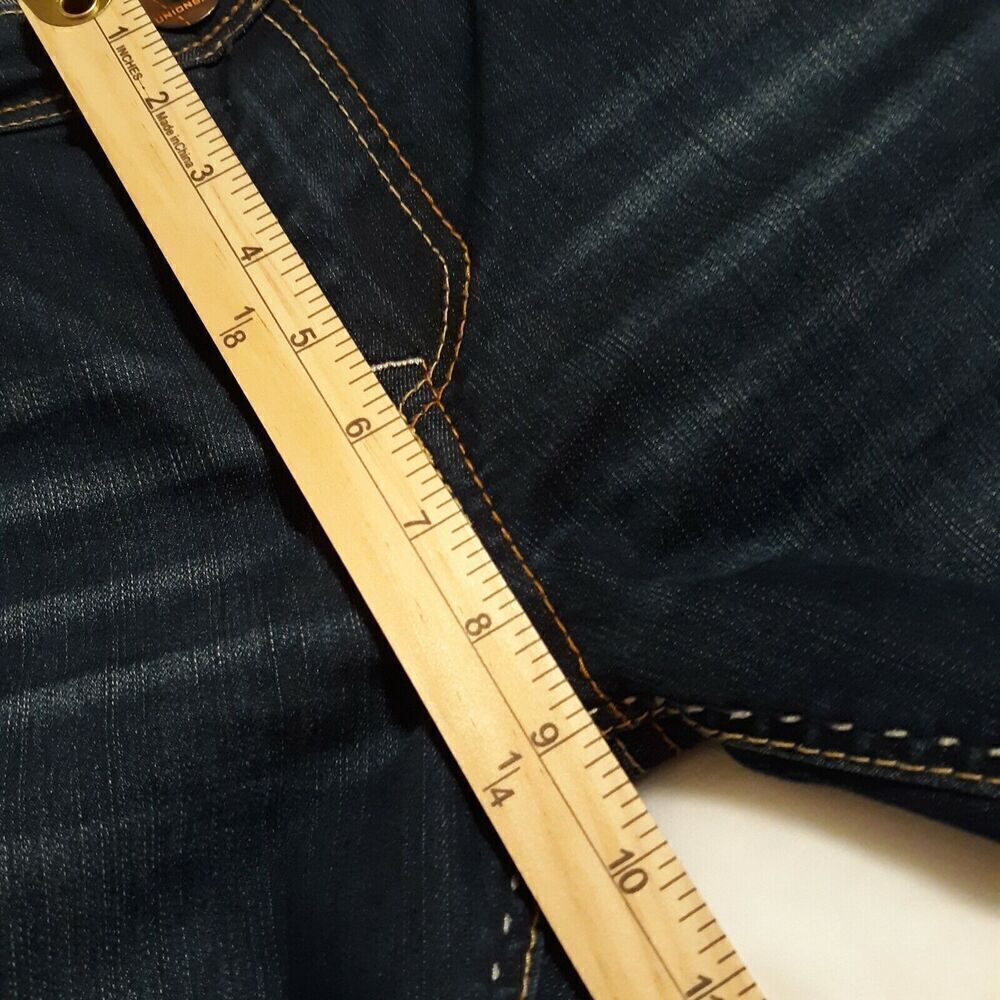 UNION BAY Women's Jr Size 17 Thick Stitch Embellished Pockets Jeans Great Deal - Picture 9 of 12